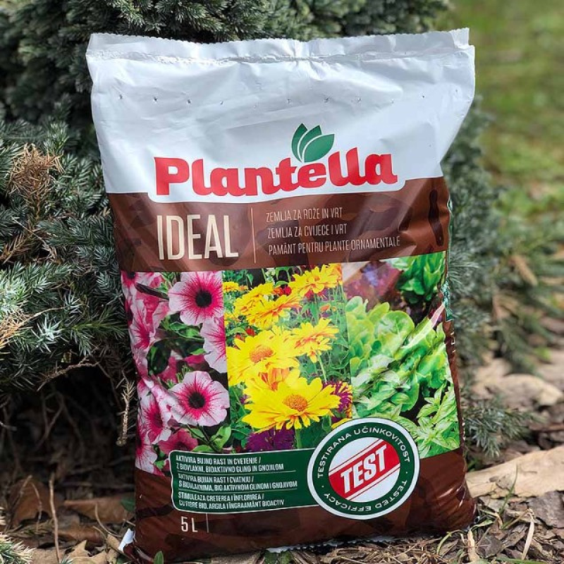 Zemlja za cveće Plantella Ideal 5l